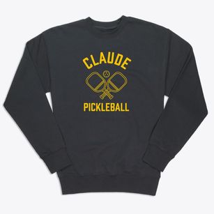 Claude Texas Pickleball Premium Crewneck Sweatshirt