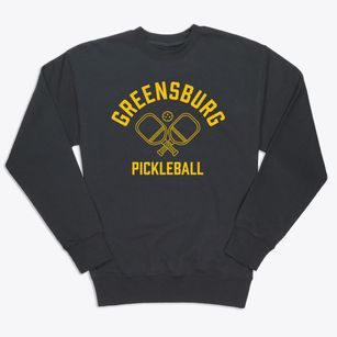 Greensburg Kansas Pickleball Premium Crewneck Sweatshirt