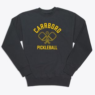 Carrboro North Carolina Pickleball Premium Crewneck Sweatshirt