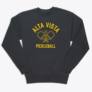 Alta Vista Kansas Pickleball Premium Crewneck Sweatshirt