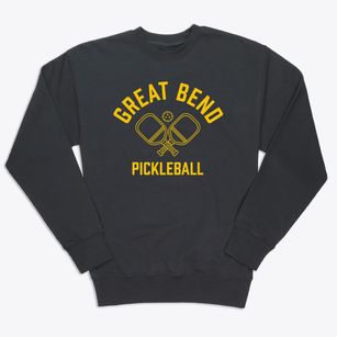 Great Bend Kansas Pickleball Premium Crewneck Sweatshirt