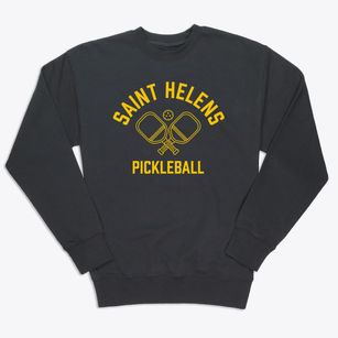 St. Helens Oregon Pickleball Premium Crewneck Sweatshirt