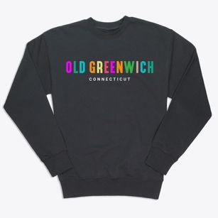 Old Greenwich Connecticut Color Pop Premium Crewneck Sweatshirt