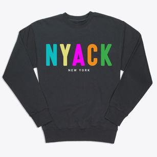 Nyack New York Color Pop Premium Crewneck Sweatshirt