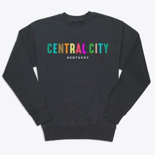 Central City Kentucky Color Pop Premium Crewneck Sweatshirt