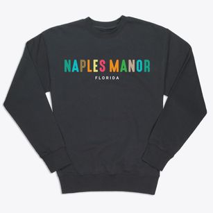 Naples Manor Florida Color Pop Premium Crewneck Sweatshirt