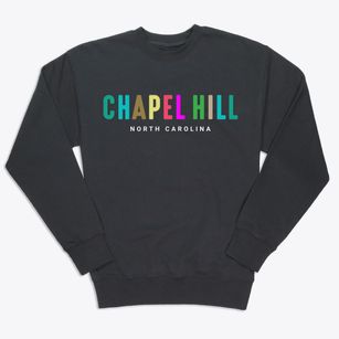 Chapel Hill North Carolina Color Pop Premium Crewneck Sweatshirt