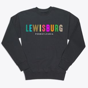 Lewisburg Pennsylvania Color Pop Premium Crewneck Sweatshirt