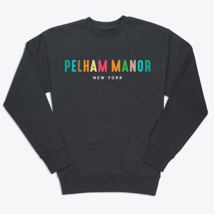 Pelham Manor New York Color Pop Premium Crewneck Sweatshirt
