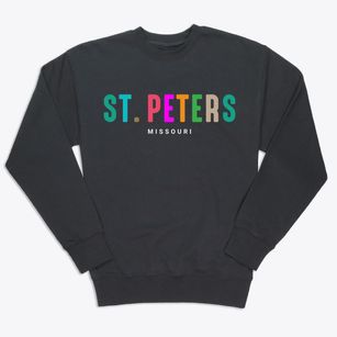 St. Peters Missouri Color Pop Premium Crewneck Sweatshirt