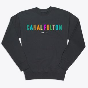 Canal Fulton Ohio Color Pop Premium Crewneck Sweatshirt