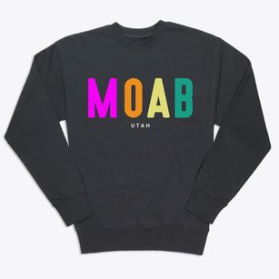 Moab Utah Color Pop Premium Crewneck Sweatshirt