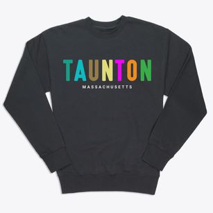 Taunton Massachusetts Color Pop Premium Crewneck Sweatshirt