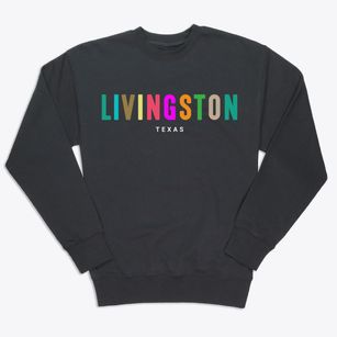 Livingston Texas Color Pop Premium Crewneck Sweatshirt