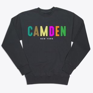 Camden New York Color Pop Premium Crewneck Sweatshirt
