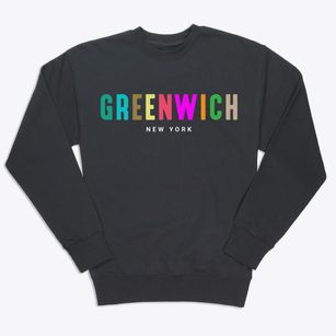Greenwich New York Color Pop Premium Crewneck Sweatshirt