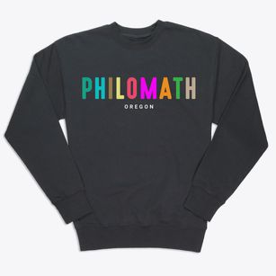 Philomath Oregon Color Pop Premium Crewneck Sweatshirt