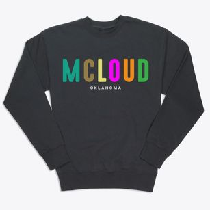 Mcloud Oklahoma Color Pop Premium Crewneck Sweatshirt