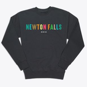 Newton Falls Ohio Color Pop Premium Crewneck Sweatshirt