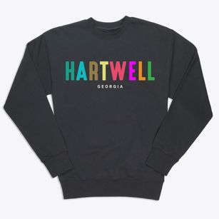 Hartwell Georgia Color Pop Premium Crewneck Sweatshirt