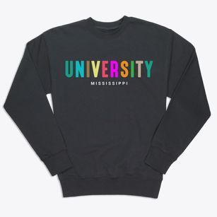 University Mississippi Color Pop Premium Crewneck Sweatshirt
