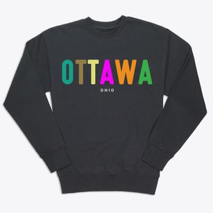 Ottawa Ohio Color Pop Premium Crewneck Sweatshirt