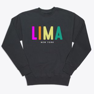 Lima New York Color Pop Premium Crewneck Sweatshirt