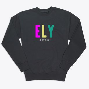 Ely Nevada Color Pop Premium Crewneck Sweatshirt