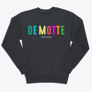 De Motte Indiana Color Pop Premium Crewneck Sweatshirt