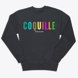 Coquille Oregon Color Pop Premium Crewneck Sweatshirt