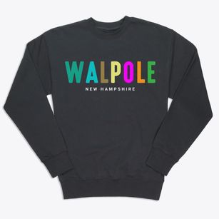 Walpole New Hampshire Color Pop Premium Crewneck Sweatshirt