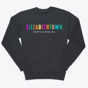 Elizabethtown North Carolina Color Pop Premium Crewneck Sweatshirt
