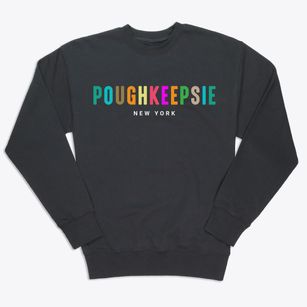 Poughkeepsie New York Color Pop Premium Crewneck Sweatshirt
