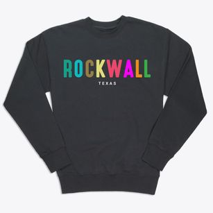Rockwall Texas Color Pop Premium Crewneck Sweatshirt