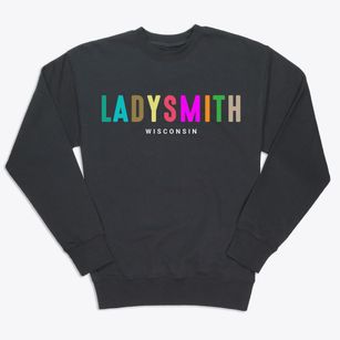 Ladysmith Wisconsin Color Pop Premium Crewneck Sweatshirt