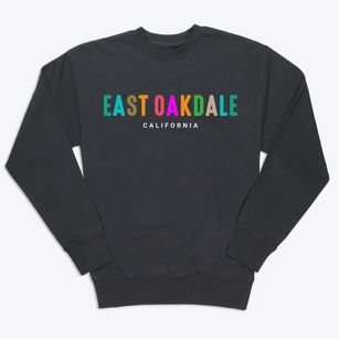 East Oakdale California Color Pop Premium Crewneck Sweatshirt
