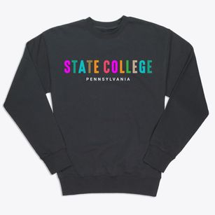State College Pennsylvania Color Pop Premium Crewneck Sweatshirt