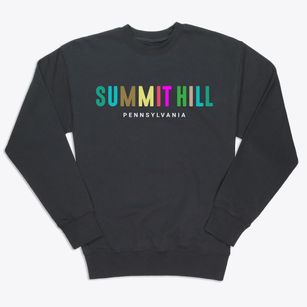 Summit Hill Pennsylvania Color Pop Premium Crewneck Sweatshirt