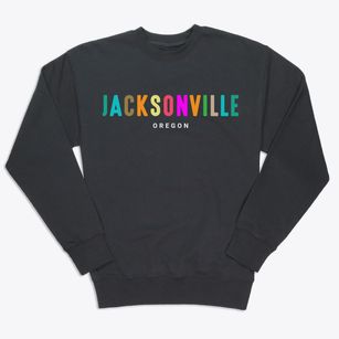 Jacksonville Oregon Color Pop Premium Crewneck Sweatshirt