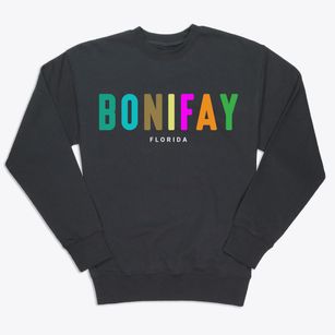 Bonifay Florida Color Pop Premium Crewneck Sweatshirt