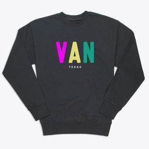 Van Texas Color Pop Premium Crewneck Sweatshirt