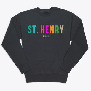 St. Henry Ohio Color Pop Premium Crewneck Sweatshirt
