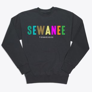 Sewanee Tennessee Color Pop Premium Crewneck Sweatshirt