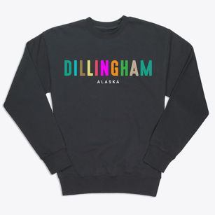 Dillingham Alaska Color Pop Premium Crewneck Sweatshirt