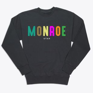 Monroe Utah Color Pop Premium Crewneck Sweatshirt