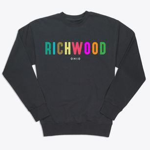 Richwood Ohio Color Pop Premium Crewneck Sweatshirt