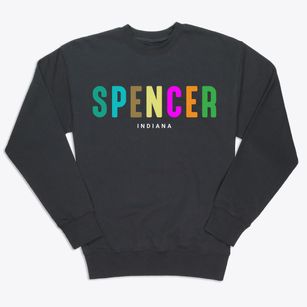Spencer Indiana Color Pop Premium Crewneck Sweatshirt