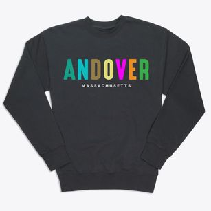 Andover Massachusetts Color Pop Premium Crewneck Sweatshirt
