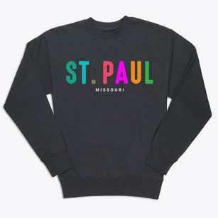 St. Paul Missouri Color Pop Premium Crewneck Sweatshirt