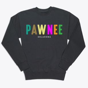 Pawnee Oklahoma Color Pop Premium Crewneck Sweatshirt
